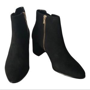Calvin Klein Fisa Suede Booties